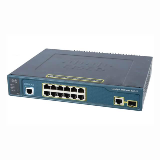 Cisco WS-C3560-12PC-S, Cat 3560 Cmpct 12 10/100 PoE + 1 T
