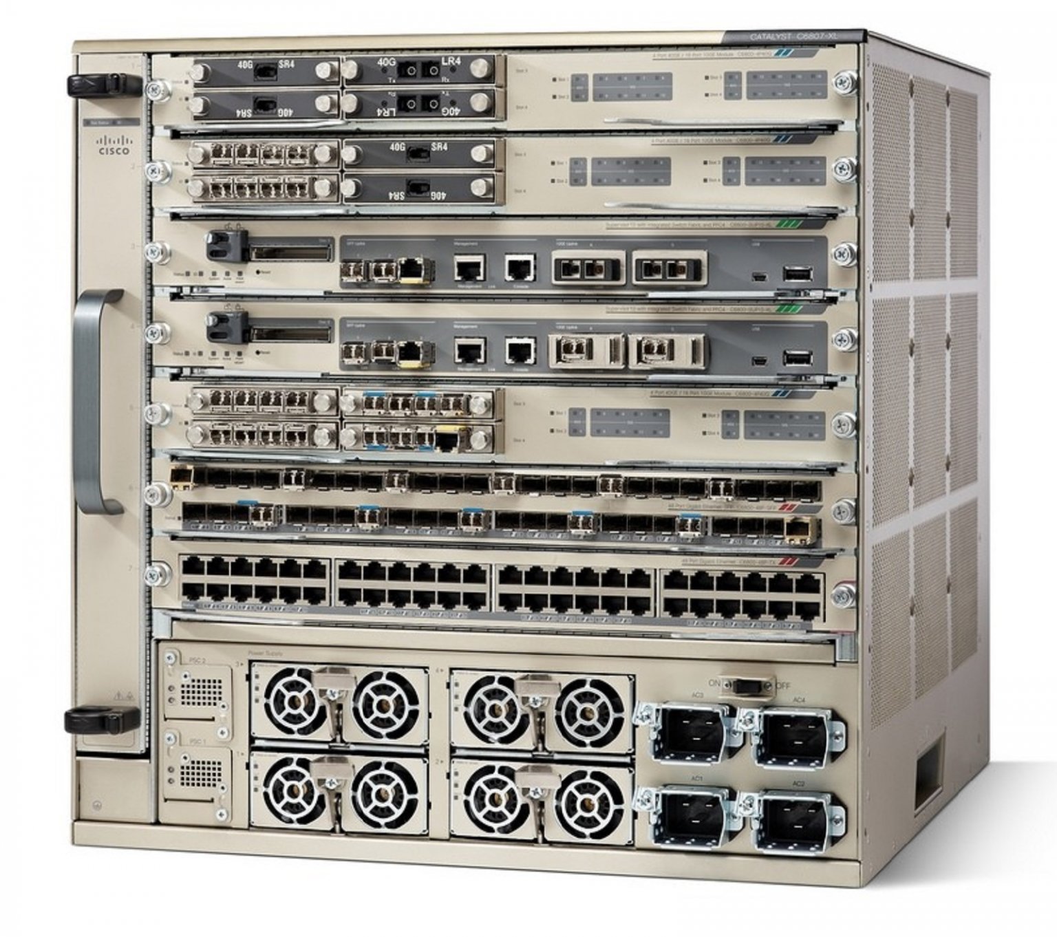 Cisco C6807XL, Catalyst 6807XL 7slot chassis, 10RU LinkomPC