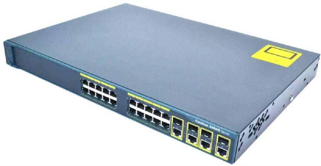 Cisco WS-C2960G-24TC-L, Cat2960 24 10/100/1000.4 T/SFP LAN Base Image