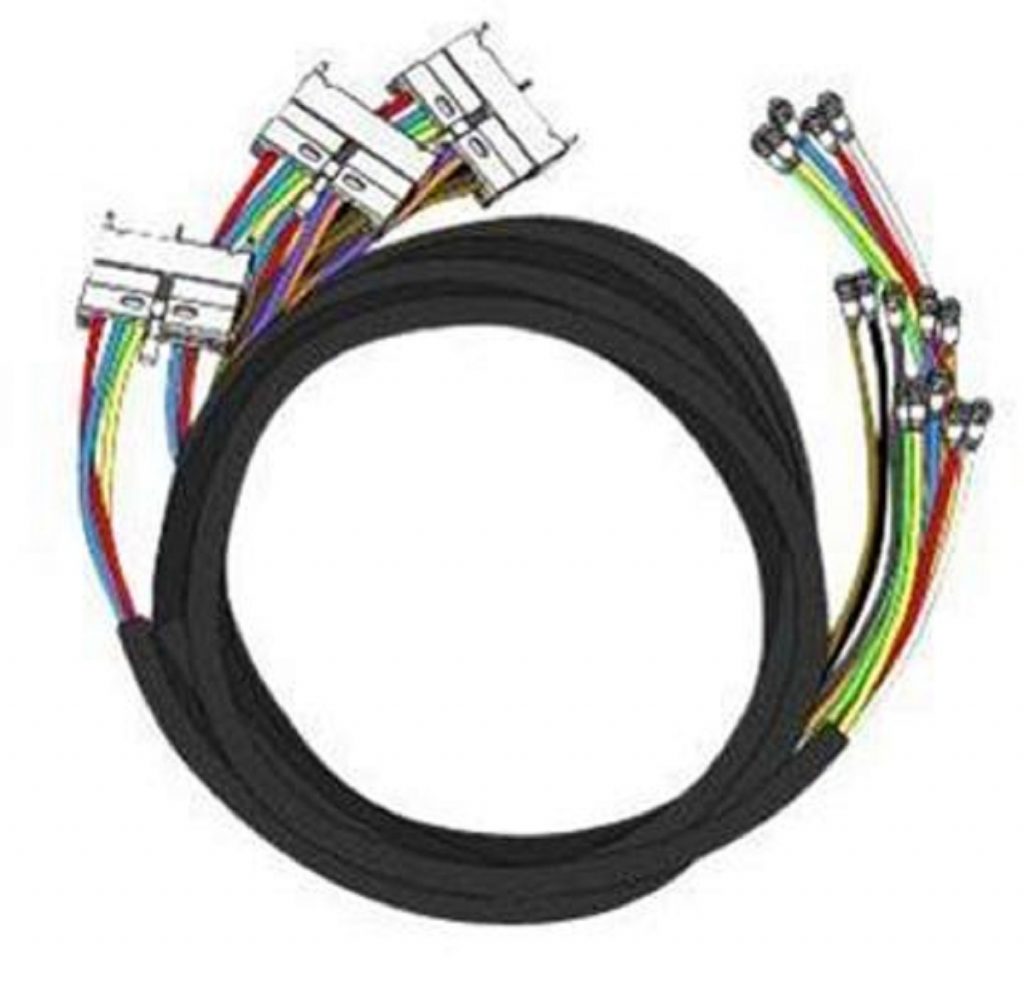 Cisco CAB-RFSW520QTIMF2, Quad-shield RF cable bundle, RF line card to HFC plant, 3m