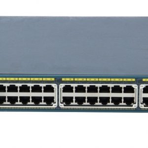 Cisco WS-C2960-48PST-S, Catalyst 2960 48 10/100 PoE + 2 1000BT +2 SFP LAN Lite Image