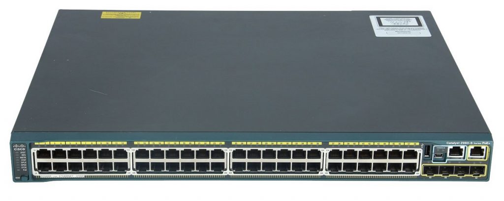 Cisco WS-C2960S-48FPD-L, Catalyst 2960S 48 GigE PoE 740W, 2 x 10G SFP+ LAN Base