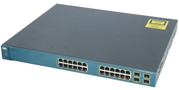 Cisco WS-C3560G-24TS-E, Catalyst 3560 24 10/100/1000T + 4 SFP Enhanced Image