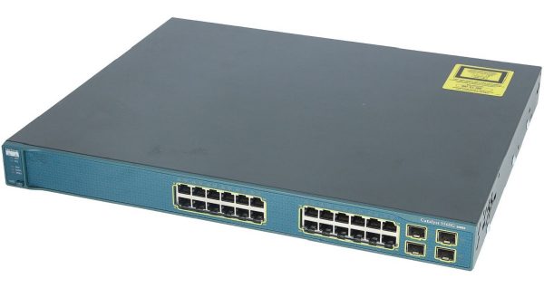Cisco WS-C3560G-24TS-S, Catalyst 3560 24 10/100/1000T + 4 SFP + IPB Image