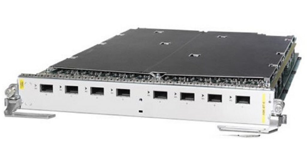 Cisco A9K-8T-L, 8-Port 10GE Low Queue Line Card, Requires XFPs