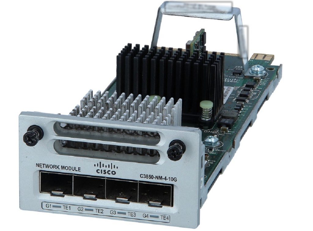 Cisco C3850-NM-4-10G, Cisco Catalyst 3850 4 x 10GE Network Module