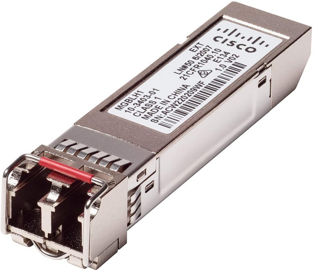 Cisco MGBLH1, Gigabit Ethernet LH Mini-GBIC SFP Transceiver