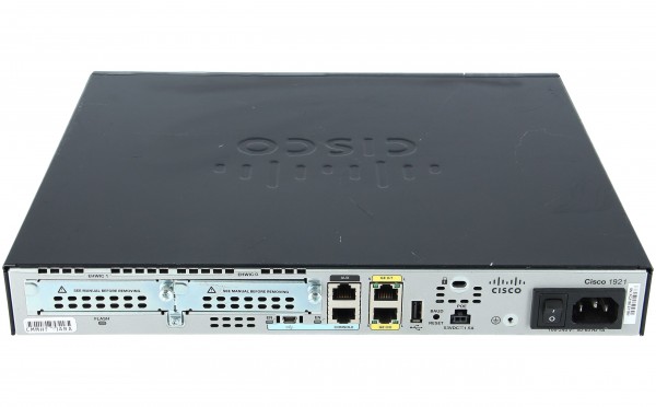 Cisco CISCO1921-SEC/K9, Cisco1921/K9 with 2GE, SEC License PAK, 512MB DRAM, 256MB Fl