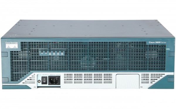 Cisco CISCO3845-SRST/K9, 3845 Voice Bundle w/ PVDM2-64,FL-SRST-250,SP Serv,128F/512D
