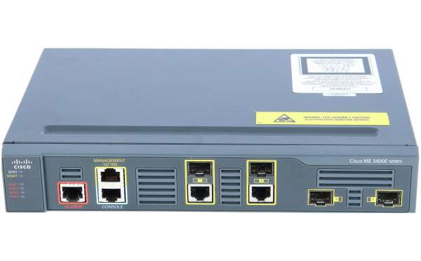 Cisco ME-3400EG-2CS-A, ME3400E 2Combo + 2 SFP.