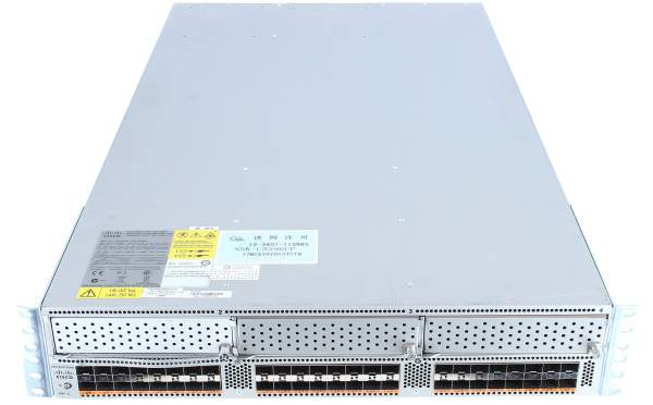 Cisco N5K-C5596UP-FA, Nexus 5596UP 2RU Chassis, 2PS, 4 Fans, 48 Fixed 10GE Ports