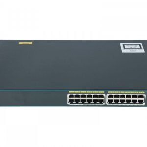 Cisco WS-C2960+24LC-S, Catalyst 2960 Plus 24 10/100 (8 PoE) + 2 T/SFP LAN Lite