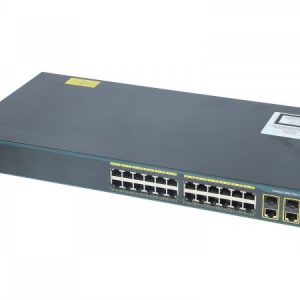 Cisco WS-C2960+24TC-L, Catalyst 2960 Plus 24 10/100 + 2T/SFP LAN Base