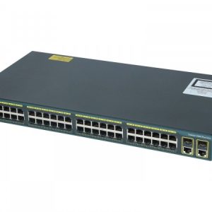 Cisco WS-C2960+48TC-L, Cat2960 48 10/100/1000.4 T/SFP LAN BaseImage