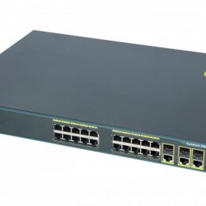 Cisco WS-C2960G-24TC-L, Catalyst 2960 24 10/100/1000, 4 T/SFP LAN Base Image