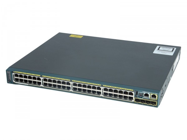 Cisco WS-C2960S-48LPD-L, Catalyst 2960S 48 GigE PoE 370W, 2 x 10G SFP+ LAN Base