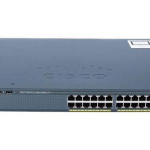 Cisco WS-C2960X-24PD-L, Catalyst 2960-X 24 GigE PoE 370W, 2 x 10G SFP+, LAN Base