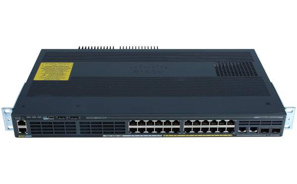 Cisco WS-C2960X-24PSQ-L, Catalyst 2960-X 24 GigE PoE 110W, 2xSFP + 2x1GBT, LAN Base.