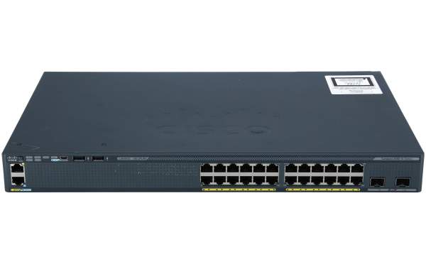Cisco WS-C2960X-24TD-L, Catalyst 2960-X 24 GigE, 2 x 10G SFP+, LAN Base