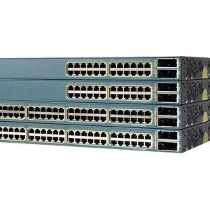 Cisco WS-C3560E-24TD-SD, Catalyst 3560E 24 10/100/1000 + 2*10GE(X2),265W DC, IPB s/w
