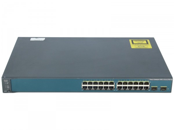 Cisco WS-C3560V2-24PS-E, Catalyst 3560V2 24 10/100 PoE + 2 SFP + IPS (Enhanced) Image