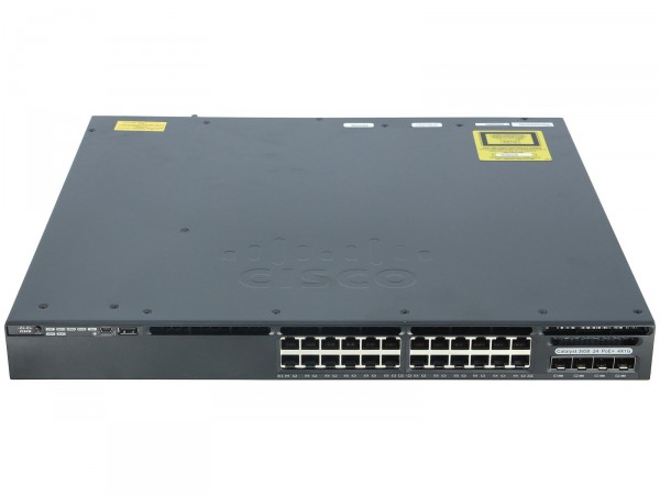 Cisco WS-C3650-24PS-L, Cisco Catalyst 3650 24 Port PoE 4x1G Uplink LAN Base