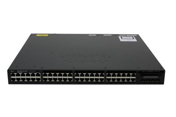 Cisco WS-C3650-48FQ-E, Cisco Catalyst 3650 48 Port Full PoE 4x10G Uplink IPServices