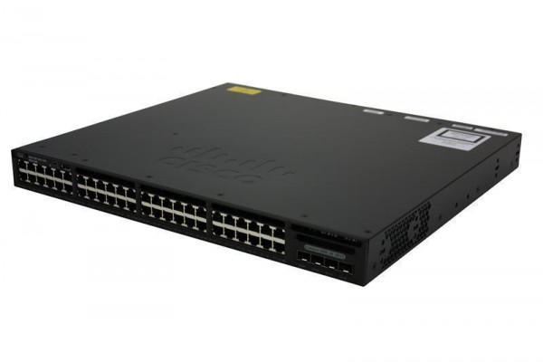 Cisco WS-C3650-48FS-L, Cisco Catalyst 3650 48 Port Full PoE 4x1G Uplink LAN Base