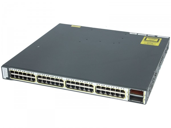 Cisco WS-C3750E-48PD-E, Catalyst 3750E 48 10/100/1000 PoE+2*10GE(X2),750W,IPS s/w