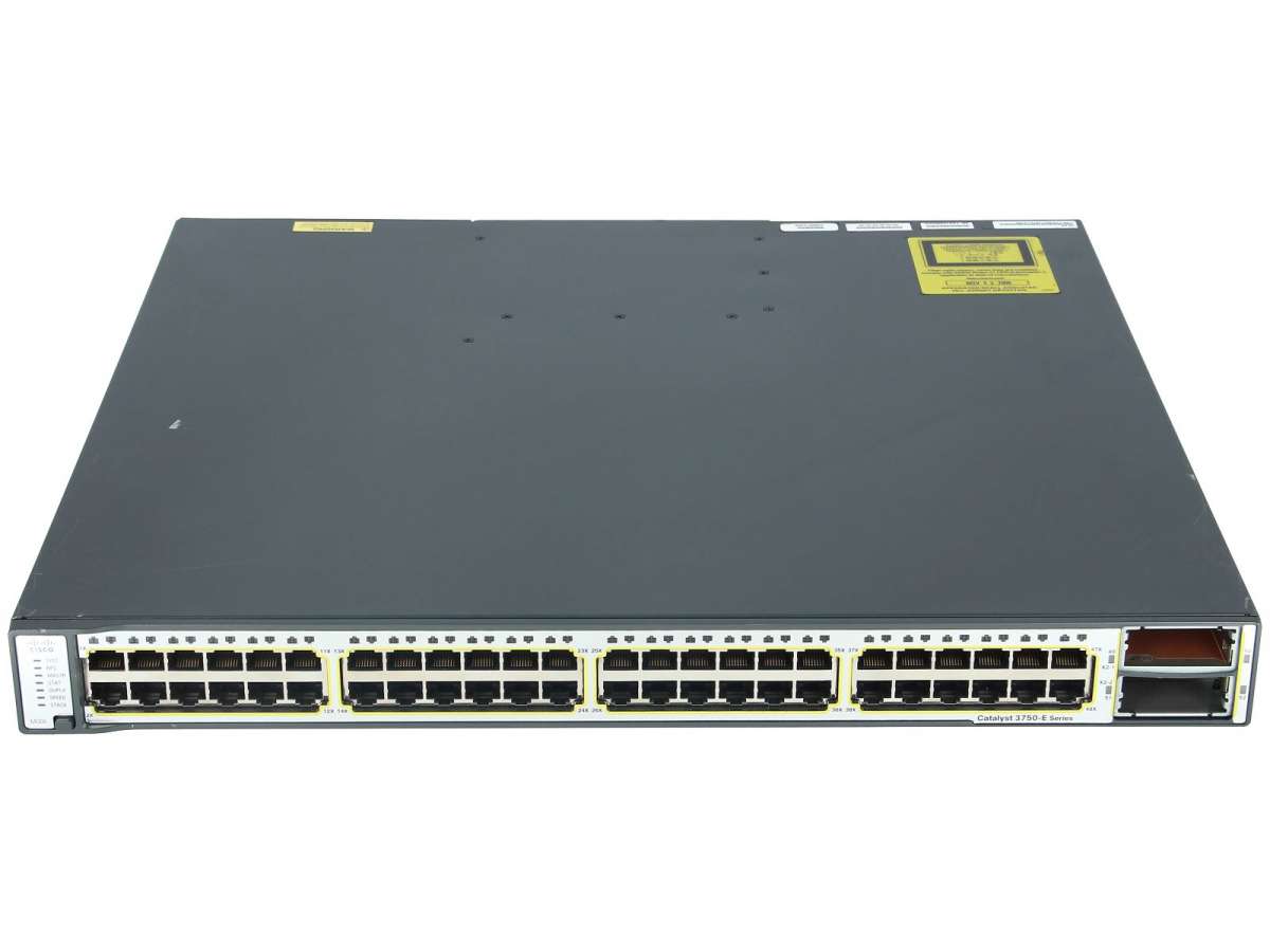 X2 2 10GE 265W Cisco Cisco WS-C3750E-48TD-S Catalyseur 3750E 48 10/100/1000 Ipb 