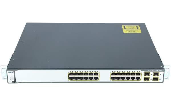 Cisco WS-C3750G-24TS-S1U, Catalyst 3750 24 10/100/1000 + 4 SFP Std Multilayer