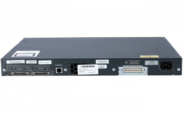 Cisco WS-C3750V2-24PS-S, Catalyst 3750V2 24 10/100 PoE + 2 SFP Standard Image