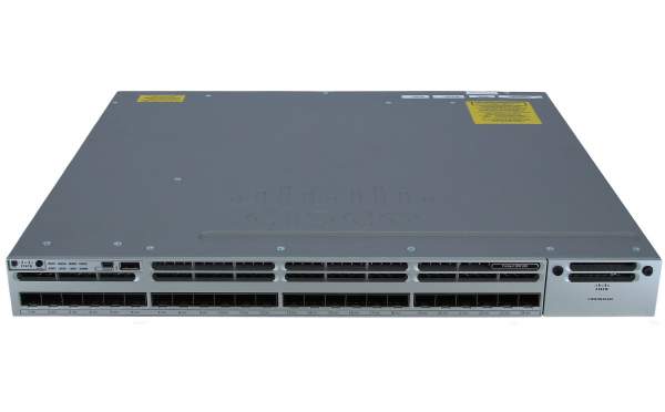Cisco WS-C3850-24S-E, Cisco Catalyst 3850 24 Port GE SFP IP Services.