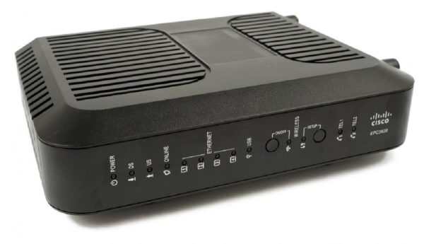 CISCO EPC3928S, Cisco Cable Modem 8x4 DOCSIS 3.0 Residential Wireless Gateway with Digital Voice Model EPC3928S