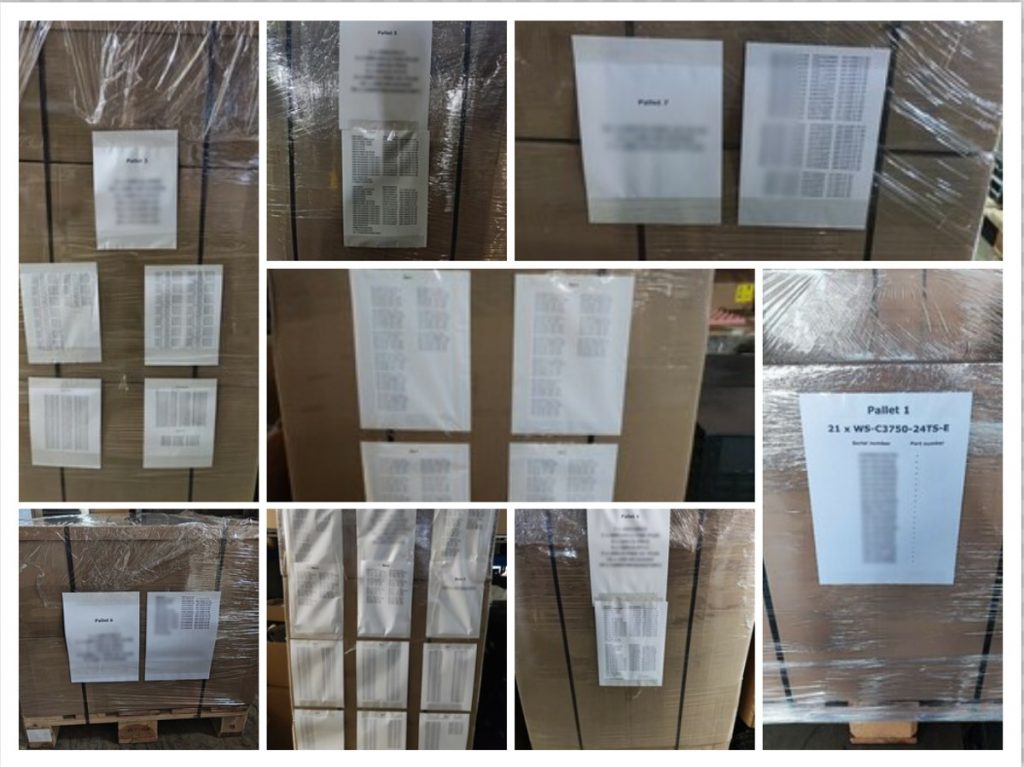 Big shipment of refurbished Cisco Switches and Cisco Routers find their way to the customer - Linkom-PC