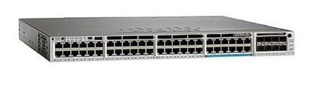 Cisco WS-C3850-12X48U-E, Cisco Catalyst 3850 48 Port (12 mGig+36 Gig) UPoE IPServices