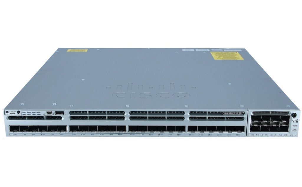 Cisco WS-C3850-32XS-S, Cisco Catalyst 3850 32 Port 10G Fiber Switch IP Base